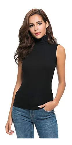 Poleras cuello alto para mujer shop