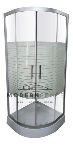 Shower Door Curvo Vidrio Templado 70x70x185 Cm / M-s