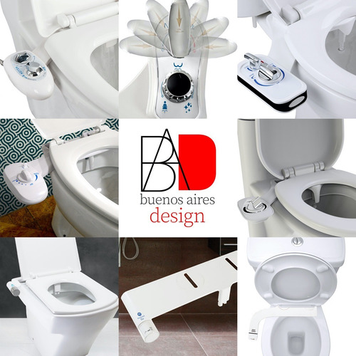 Bidet Para Inodoro Mano Izquierda Autolimpieza Grifería