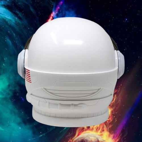 Casco Astronauta Nasa Espacial Apolo Color Blanco Y Negro