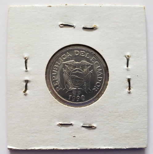 Imagen 2 de 2 de Moneda Ecuador 1 Sucre 1990 Unc