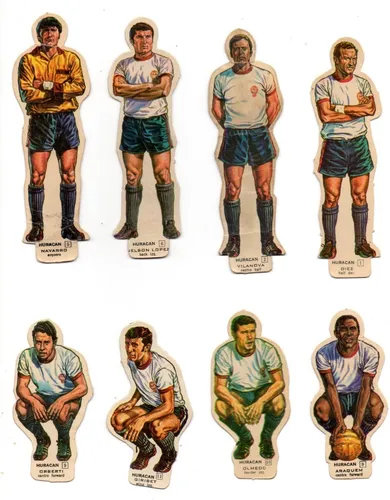 Figurita Rosario Central Silueta Futbol 1969 Idolos Mateos (Usado)