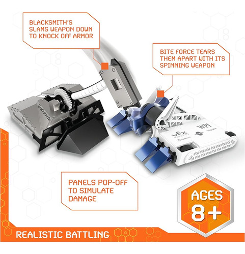 Hex Bots Battlebots Rivals 4.0: Robots Control Remoto Stem