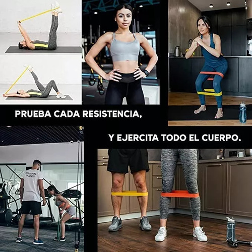 Ligas De Resistencia Banda De Resistencia Ejercicio Yoga Kit Pastel