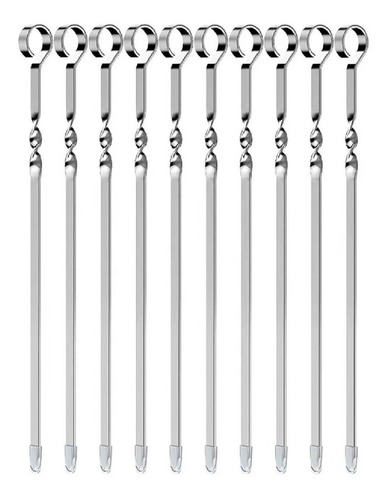 Elementos De Cocina Para Asar, Mxbhl-002, 20 Pzas, 38x0.5 Cm Color Silver