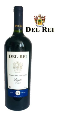 Imagem 5 de 9 de Vinho De Mesa Tinto Suave Bordo Del Rei 1 Litro Nacional