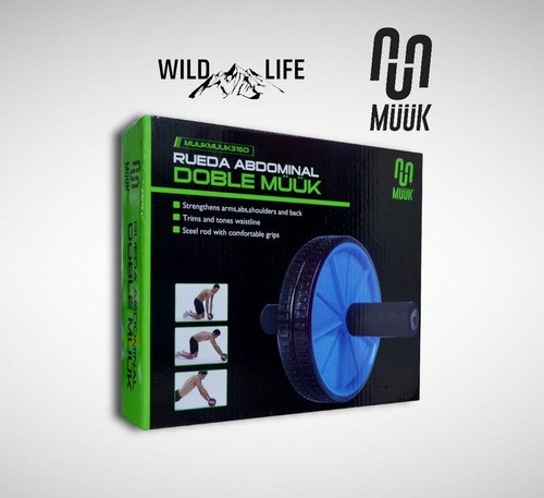 Rueda Abdominal Muuk Doble / Wildlife