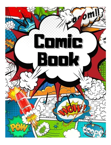 Libro: Libro De Historietas: Páginas De Cómics En Blanco | C
