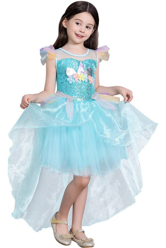 Disfraz (vestido) De Princesa Unicornio Talla 2-3 Años