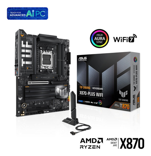 Mb Asus Tuf X870-plus Wifi7 D5 Atx Am5 Ryzen 9000/8000/7000