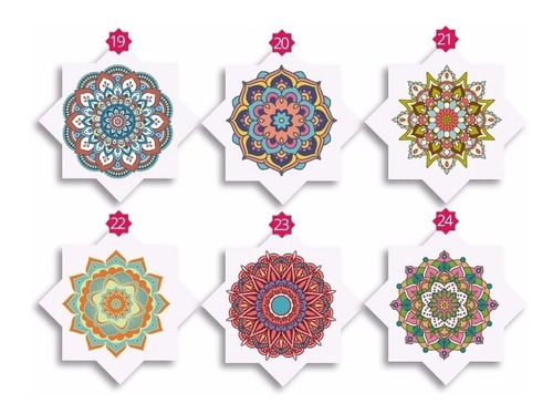 Imagen 4 de 7 de Vinilos Pared Mandalas De 1,20 X 1,20 Metros