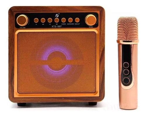 Karaoke Amplificador Cabina Microfono Hifi Mixer Bt Sd Usb