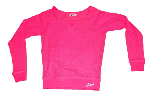 Buzo Rosa Fluo Aeropostale Talle Small Para Nena Y Mujeres