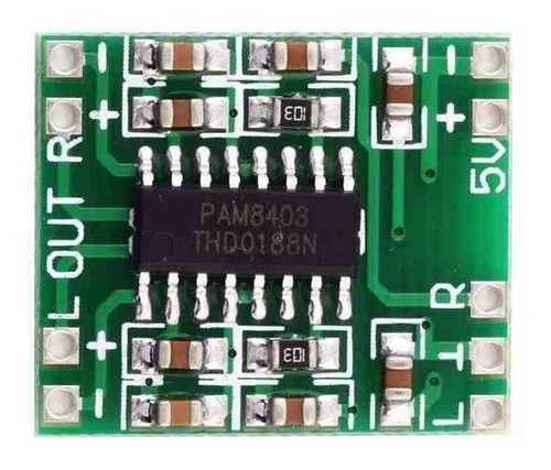 Modulo Amplificador Digital Pam8403. Para Arduino, Pic