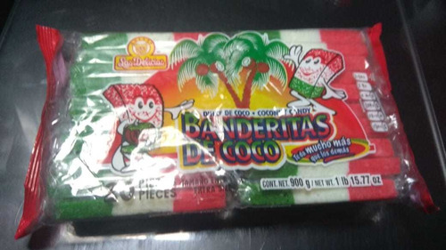 Dulces Mexicano Banderitas De Coco - Kg a $25000