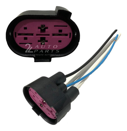 Conector Resistencia Ventoinha Gm Meriva / Captiva