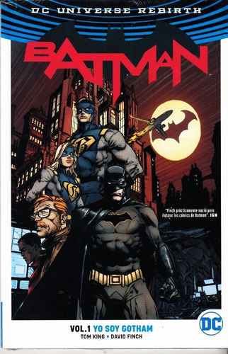 Comic Dc Universe Rebirth Batman Volumen 1 Yo Soy Gotham