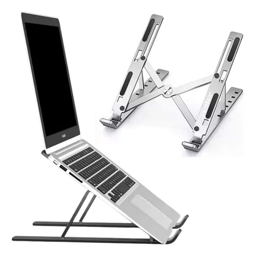 Suporte Apoio Base Ergonômico Regulável Aço Notebook/tablett