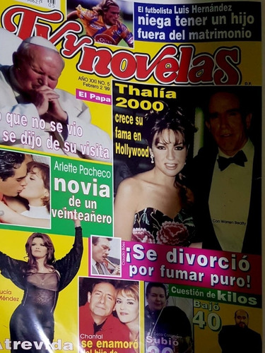 Thalia Revista Tv Y Novelas Crece En Hollywood Leer Descripc