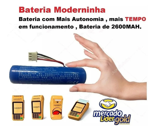 Bateria Moderninha Pro Pagseguro S920 Original 3.7v/2600mah
