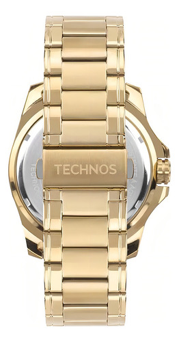 Relógio Technos Masculino Dourado 6p27duv/1p Dourado Dourado Preto