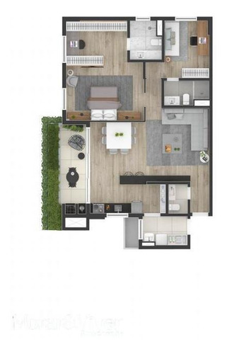 Imagem 9 de 15 de Apartamento Para Venda Em Curitiba, Centro, 3 Dormitórios, 1 Suíte, 2 Banheiros, 2 Vagas - Ctb6640_1-1820087