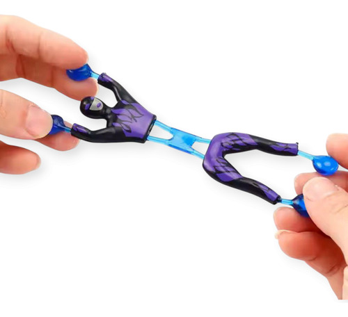 Kit 2 Bonecos Gruda Na Parede Super Ninja Brinquedo