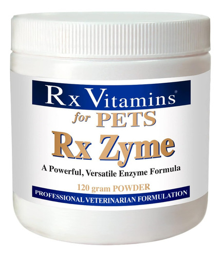 Rx Zyme Para Mascotas En Polvo Rx Vitamins 120 G