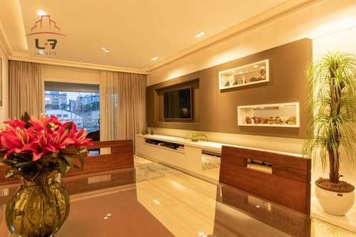 Apartamento Com 3 Dormitórios À Venda, 122 M² Por R$ 997.000,00 - Batel - Curitiba/pr - Ap0907