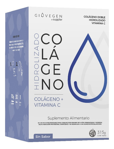  Colageno Hidrolizado Con Vitamina C- Cuidado Integral 