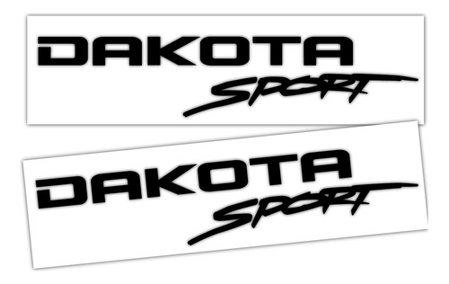 Pack Sticker Calcomanía Dakota Sport Vinil Kit Troca Caja