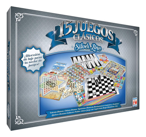 Juego De Mesa Silver 15 Juegos