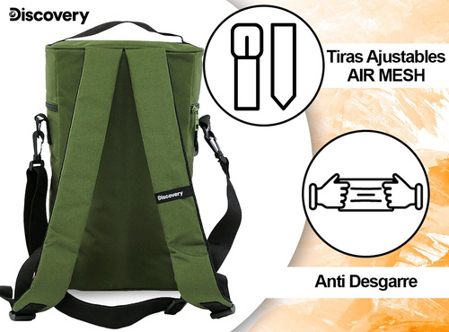 Bolso Matero Discovery Mochila Tira Desmontable Porta Termo