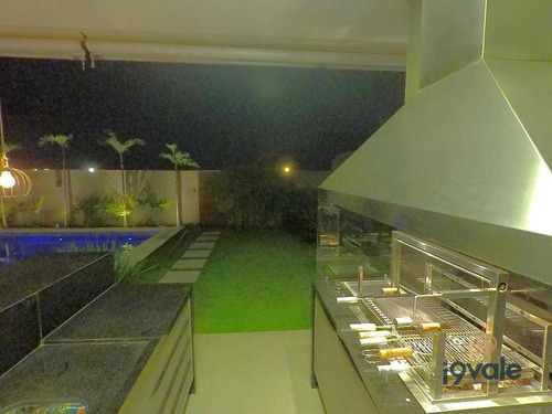 Casa Luxuosa À Venda Condomínio Alphaville 4 Dormitórios, Automatizada, Piscina No Alphaville Sjcampos-sp - Ca1111