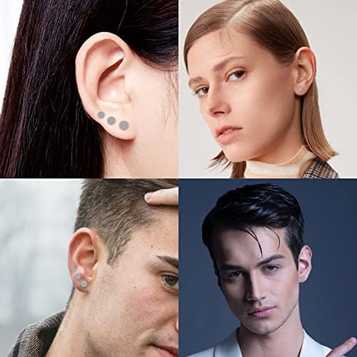 Pendientes De Tuerca Para Mujer Pendientes Redondos De Plata