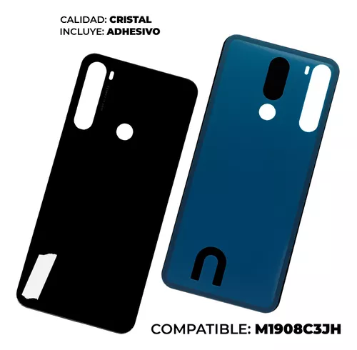 Vidrio Protector Pantalla Mas Vidrio Camara Xiaomi Redmi Note 8