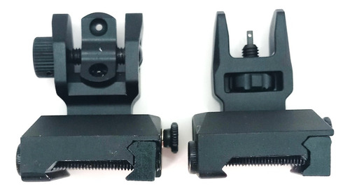 Juego De Miras Abatibles Metálicas Ar15 M4 M16 Ak47