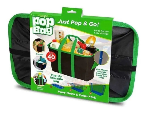 Bolsa Ecológica Reutilizable Pop Bag Bolsa De Compras 