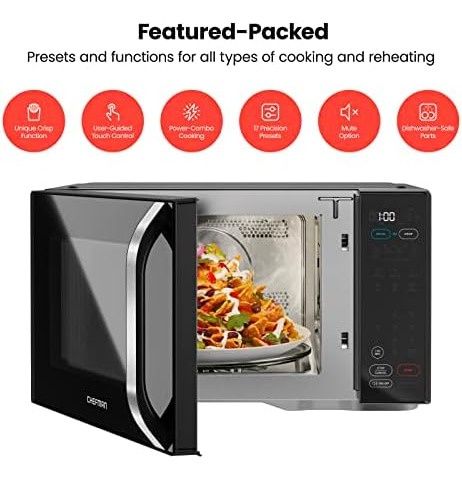 Horno Microondas Digital Para Encimera Chefman Microcrisp, C