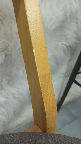 Silla Nordica Agnek Madera Tapizada 2da Seleccion Outlet