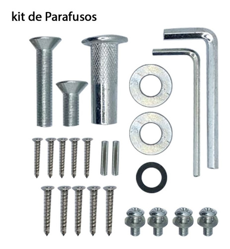 Fechadura Magnética Eletroímã 150 Kg C/ Kit Completo Fixação