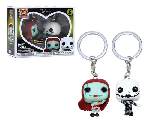 Sally & Jack Llaveros Funko Pop Special Edition Disney