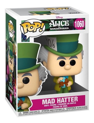Mad Hatter 1060 Alice In Wonderland 70th Anniv Funko Pop