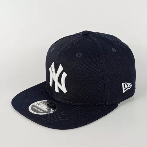 Boné New Era Aba Curva Fechado MLB NY Yankees Colors Preto