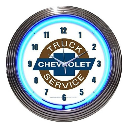 Neonetics Cars And Motorcycles Chevy Truck Reloj De Par