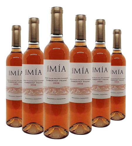 Vino Desierto Pampa Mia Rosado Cabernet Franc Caja 6x500cc