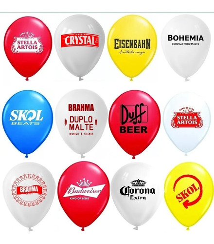 Imagem 1 de 1 de 50 Balões (bexigas) Personalizados N09 - Escolha O Tema