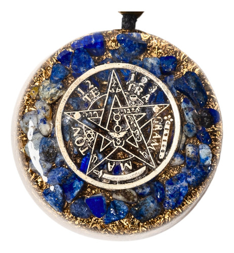 Collar Orgon, Tetragrammaton Con Lapislazuli