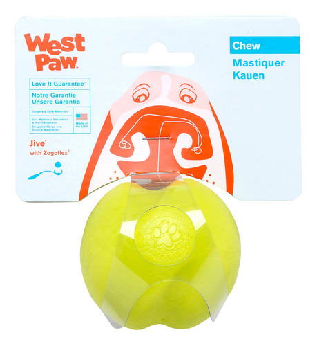 West Paw, Juguete En Forma De Baln Para Perro, Masticable Y