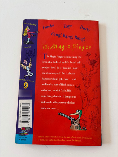 The Magic Finger - Roald Dahl, 2016 (Usado)